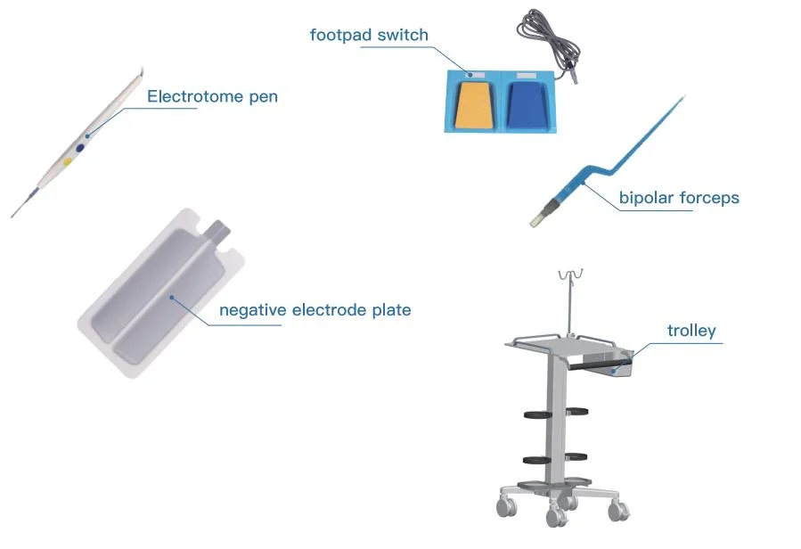 9 Modes 300W Bipolar Electrocoagulation Electrosurgical Cautery Unit