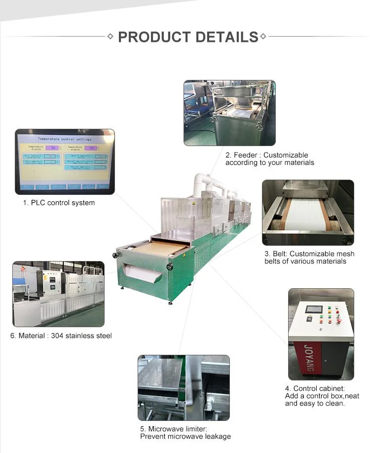 Microwave Moringa Coriander Chia Sesame Seeds Sterilization Sterilizing Equipment