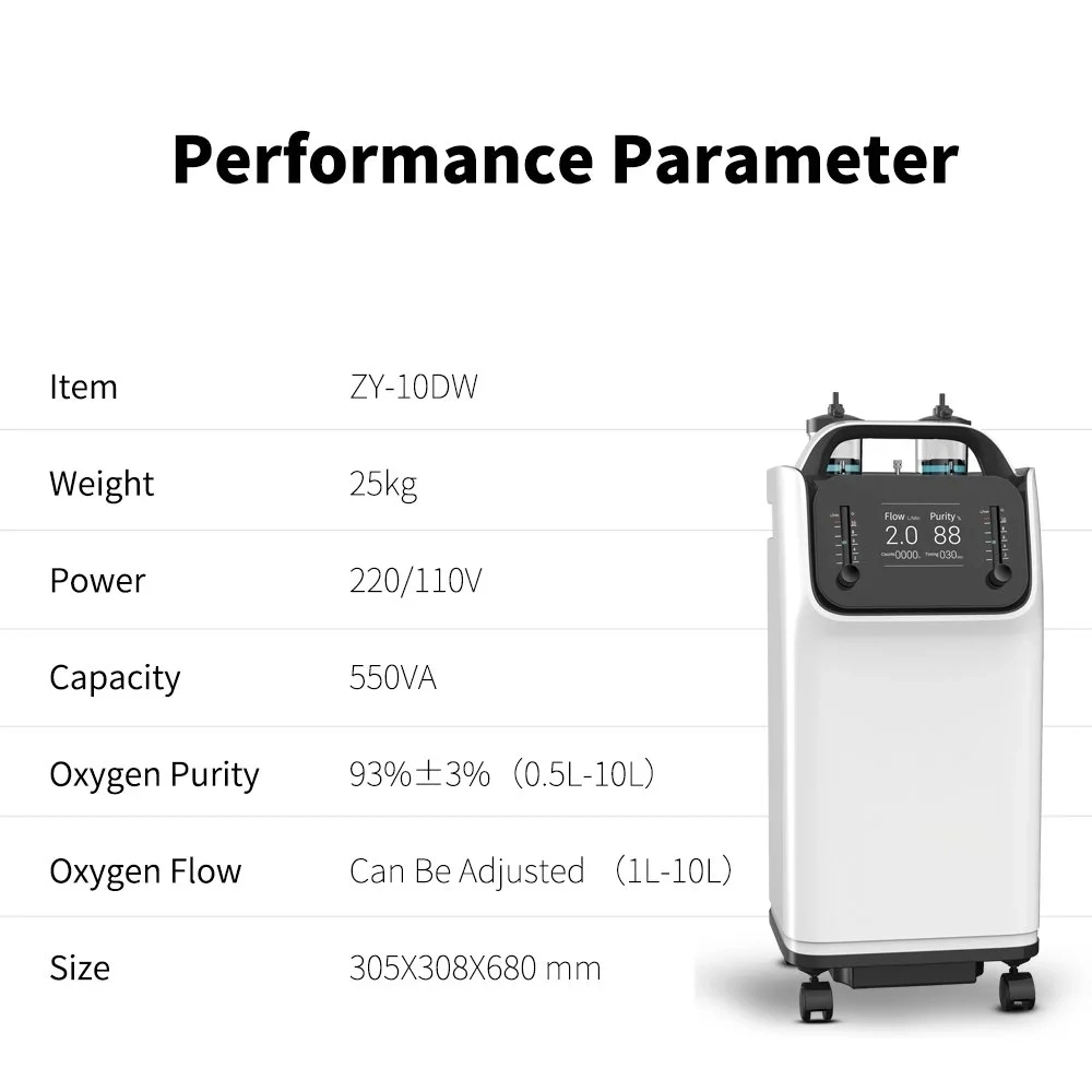 Oxygen Concentrator 10 Liters Portable Oxygen Concentrator Poc