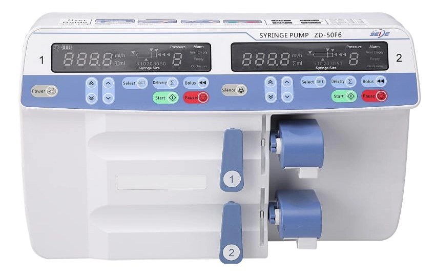 Factory Price - Double Dual Channel Syringe Pump Portable Electric Infusion Pump for Surgical and Anesthesia