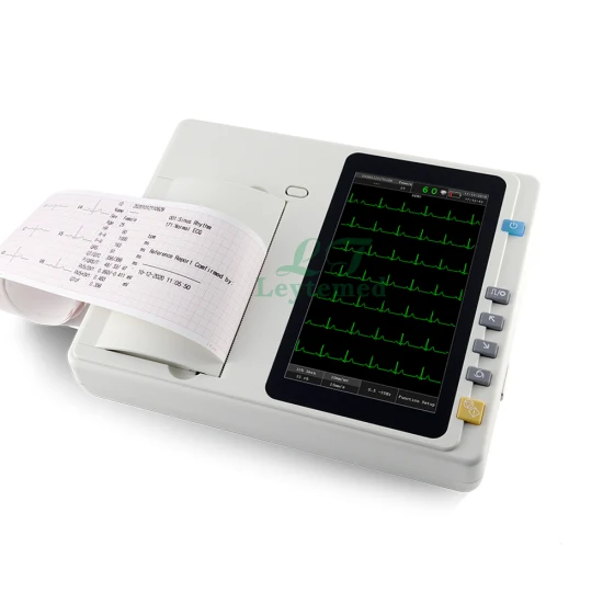 LTSE23 저렴한 가격 3채널/6채널/12채널 7인치 터치스크린 ECG 기계